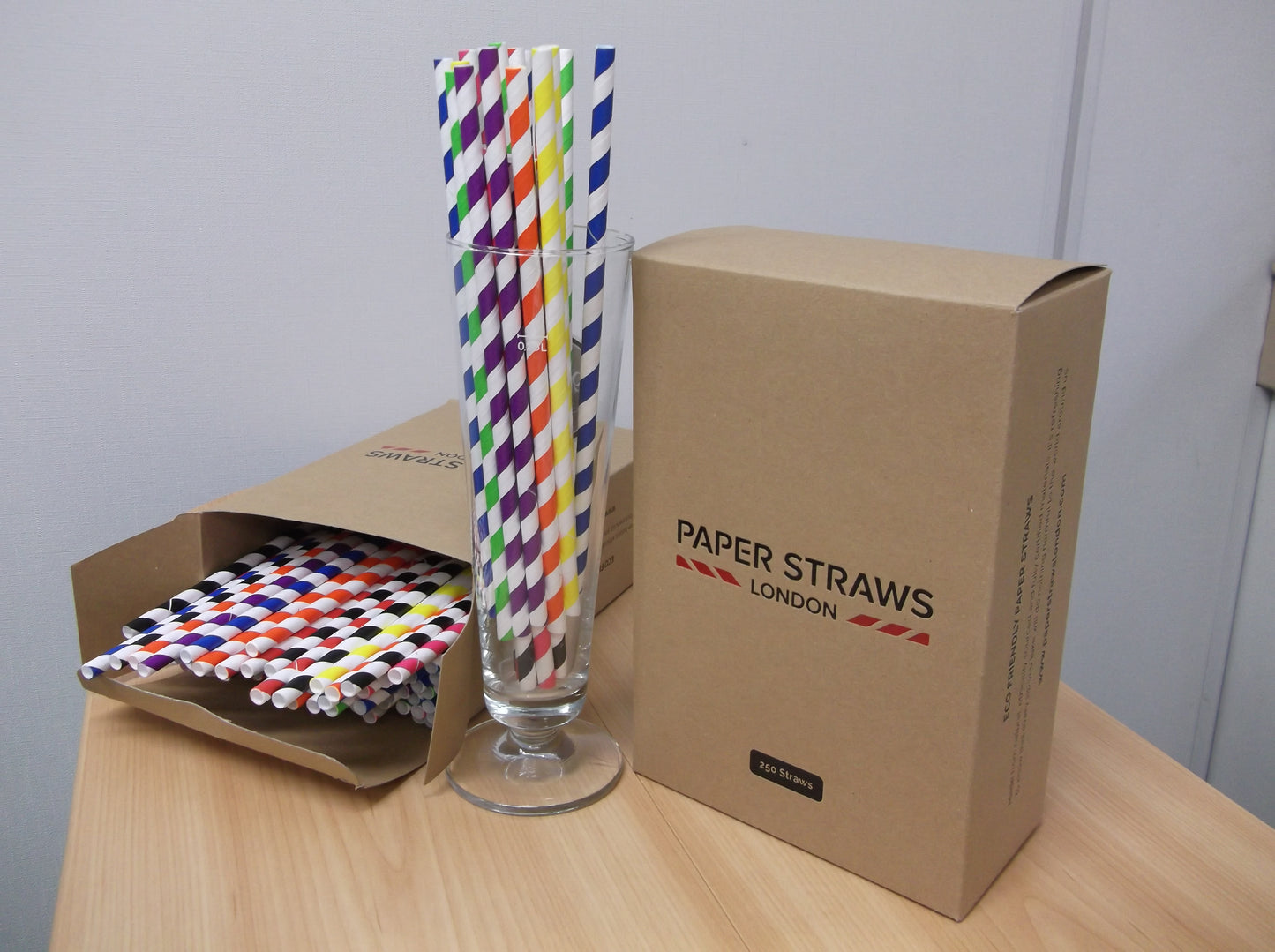 The Tube Map Long - Mix Colour Paper Straw