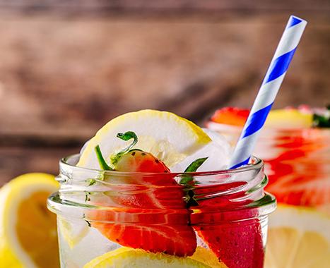 The Smoothie Piccadilly Line - Individually Wrapped Blue Stripe straw