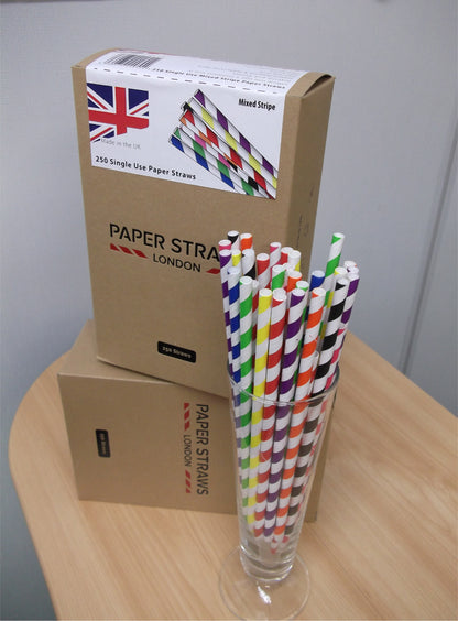 The Tube Map Long - Mix Colour Paper Straw